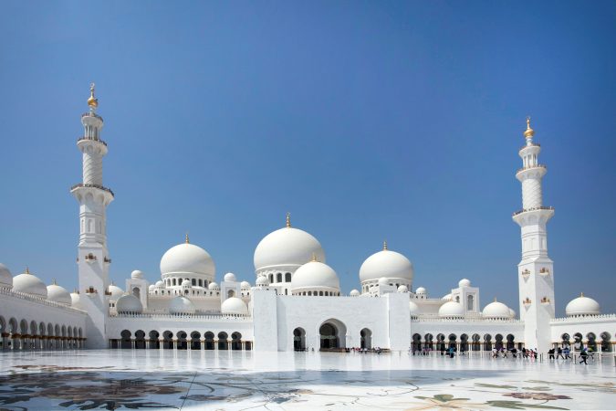 Sheikh Zayed Grand Mosque in Abu Dhabi