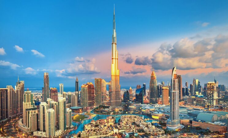 Burj Khalifa skyline in daylight